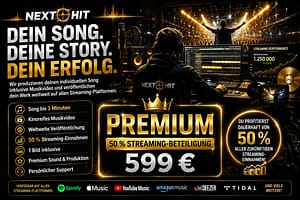 PREMIUM – Kinoreifer Song + Musikvideo · 50 % Streaming-Beteiligung